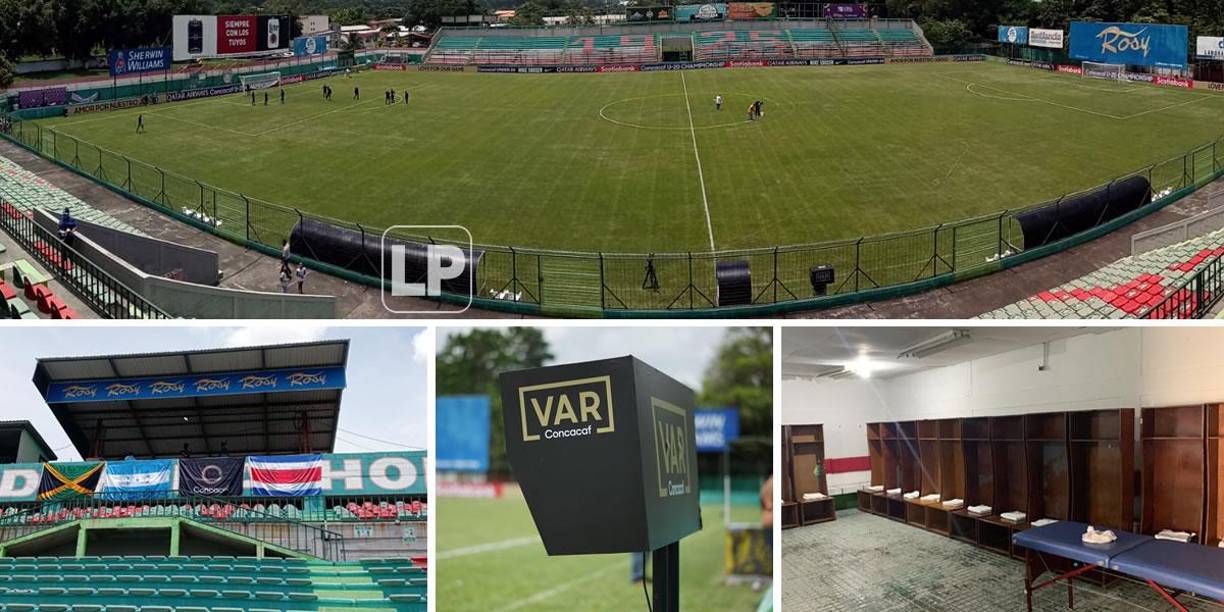 El estadio Yankel Rosenthal, casa del Marathón, lució en perfectas condiciones durante los partidos del Grupo H de la tercera jornada del Premundial Sub-20 de la Concacaf que albergó.