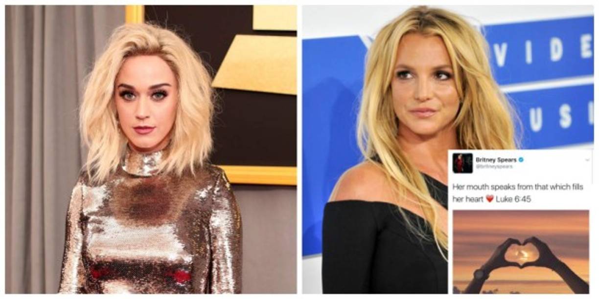 Katy Perry vs Britney Spears: las estrellas de la música pop tienen una pelea sin sentido iniciada por Perry que no deja de hacer referencia a la crisis mental que tuvo Britney en 2007, sacándolo a luz cada vez que puede, la última vez fue en la gala de los Grammy 2017. <br/><br/>Como respuesta Spears recurre a la Biblia y publica citas dirigidas a Katy.