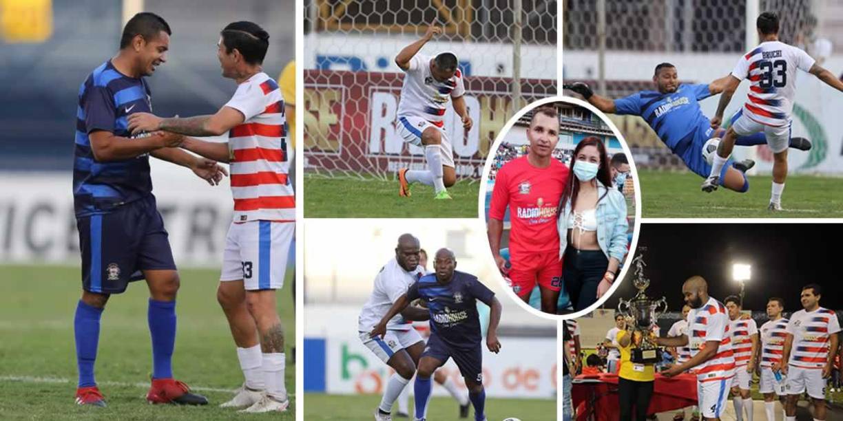 Olimpia y Motagua jugaron un partido benéfico en el estadio Nacional con futbolistas veteranos, algunas leyendas que recordaron sus mejores momentos en la cancha y demostraron que no pierden el toque. El marcador fue 4-3 a favor de los albos.