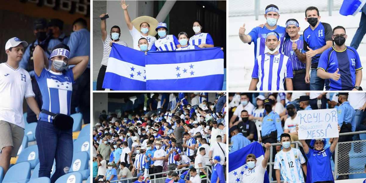 En imágenes el ambiente del partido Honduras-Costa Rica en el estadio Olímpico en partido de la octagonal de la Concacaf rumbo al Mundial de Qatar 2022.