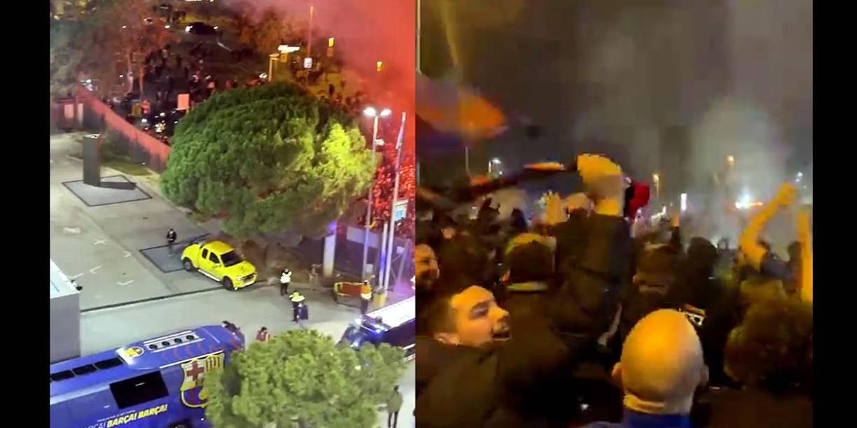 El tremendo recibimiento que dio la afición del Barcelona a Xavi Hernández y sus jugadores en el Camp Nou previo al partido.