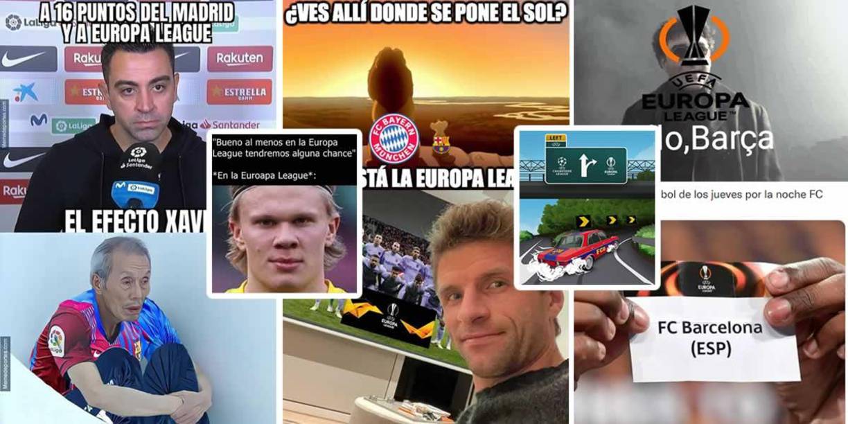 Los divertidos memes que dejó la eliminación del Barcelona de la Champions League y ahora le tocará jugar en la Europa League. Xavi es víctima de las burlas.