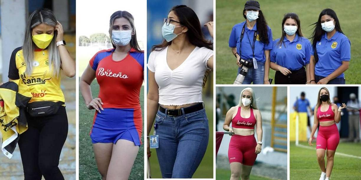 Ellas adornaron los estadios del fútbol hondureño en la décimo segunda jornada del Torneo Clausura 2022 de la Liga Nacional.