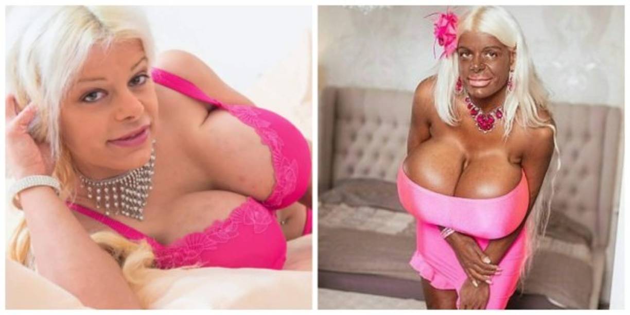 Al principio quería parecerse a Pamela Anderson o Katie Price, pero luego dijo que no eran suficientemente voluptuosas para su gusto.