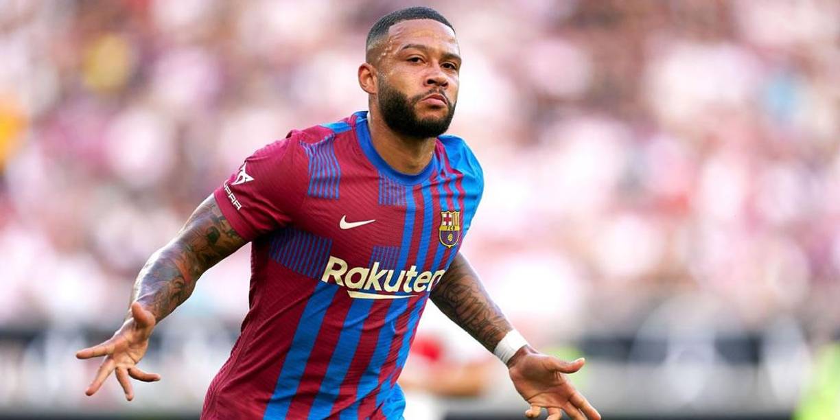 Memphis Depay comandará el ataque del FC Barcelona y está al 100% ahora mismo.