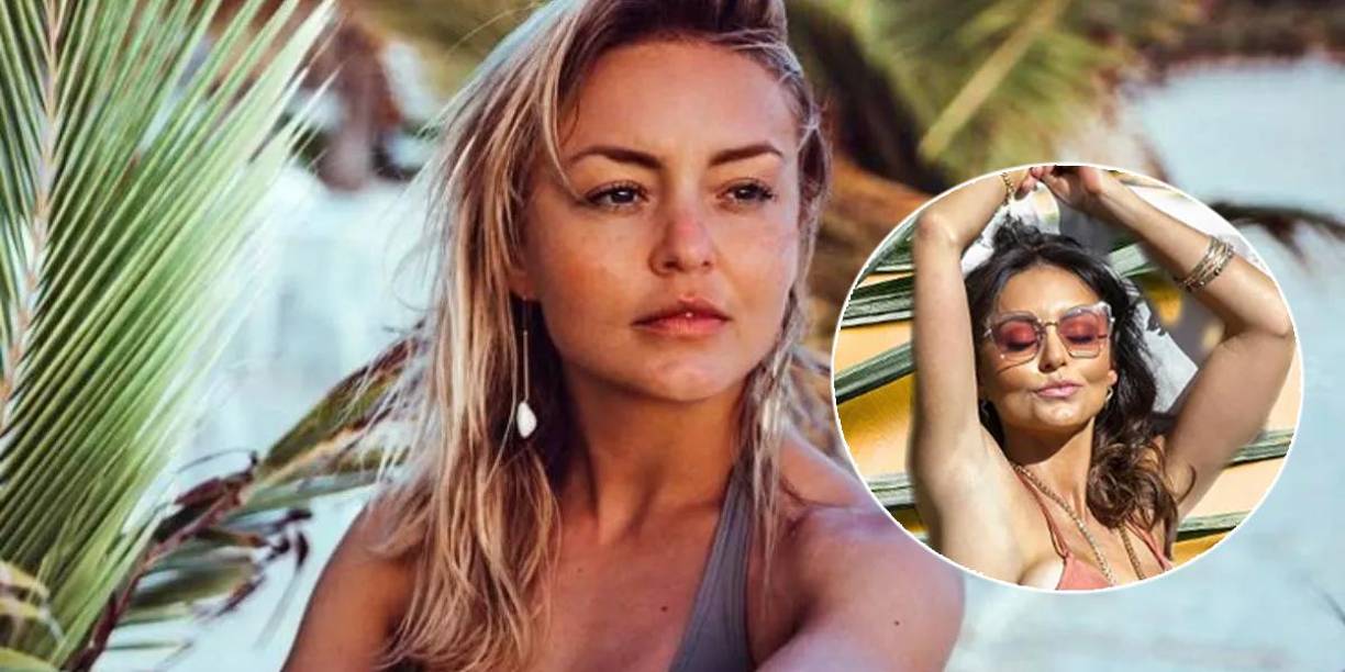 La actriz mexicana Angelique Boyer calentó las redes sociales al compartir una foto en la que aparece en bikini disfrutando en la playa. 