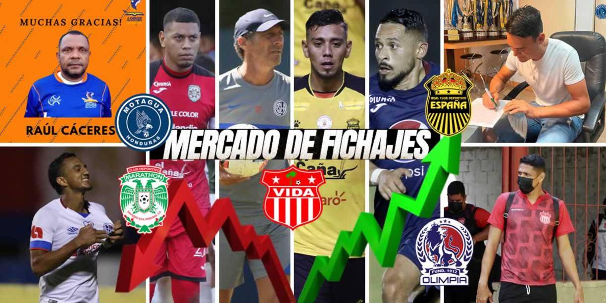 Los movimientos más importantes de las últimas horas en el mercado de fichajes del fútbol de Honduras.