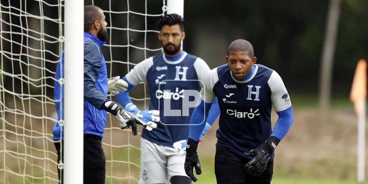 Los porteros Luis ‘Buba‘ López, Edrick Mejívar y Roberto López.