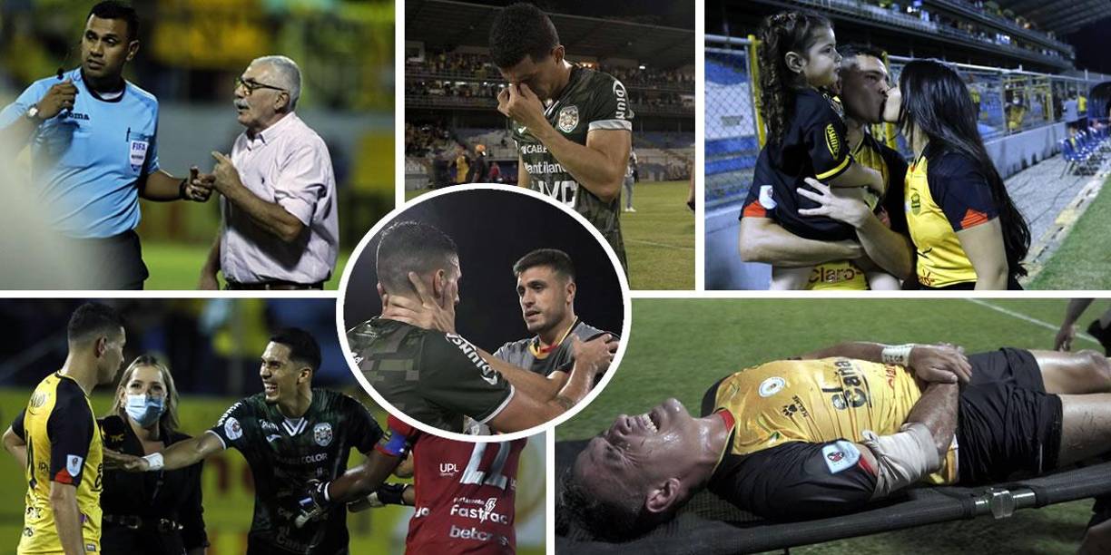 Las imágenes que dejó el partido de vuelta de las semifinales del Torneo Clausura 2022 entre Real España y Marathón en el estadio Morazán.
