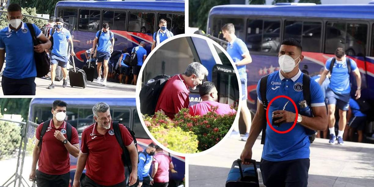 El Motagua se instaló en San Pedro Sula para juegar el sábado contra el Real España en la vuelta de las semifinales del Torneo Apertura 2021.