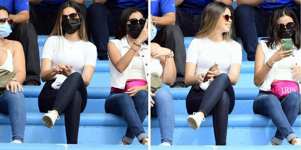 Las bellezas que adornaron el partido Honduras-Costa Rica en el Olímpico