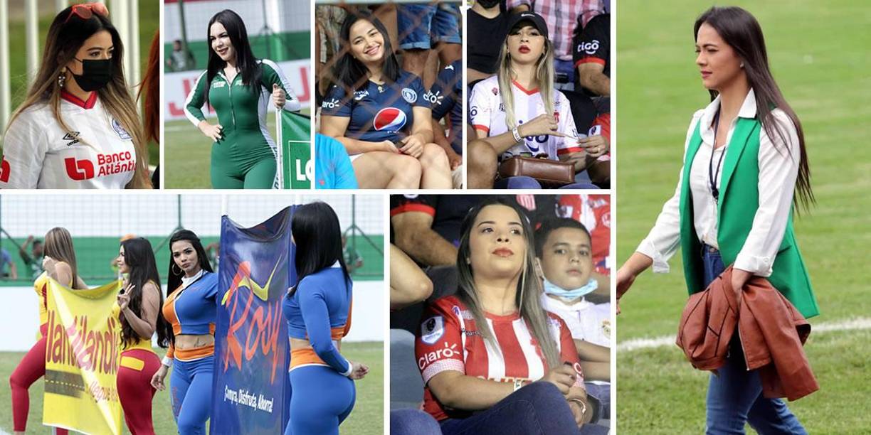 Ellas son las bellas chicas que engalanaron la octava jornada del Torneo Apertura 2022 en los estadios de la Liga Nacional del fútbol hondureño.