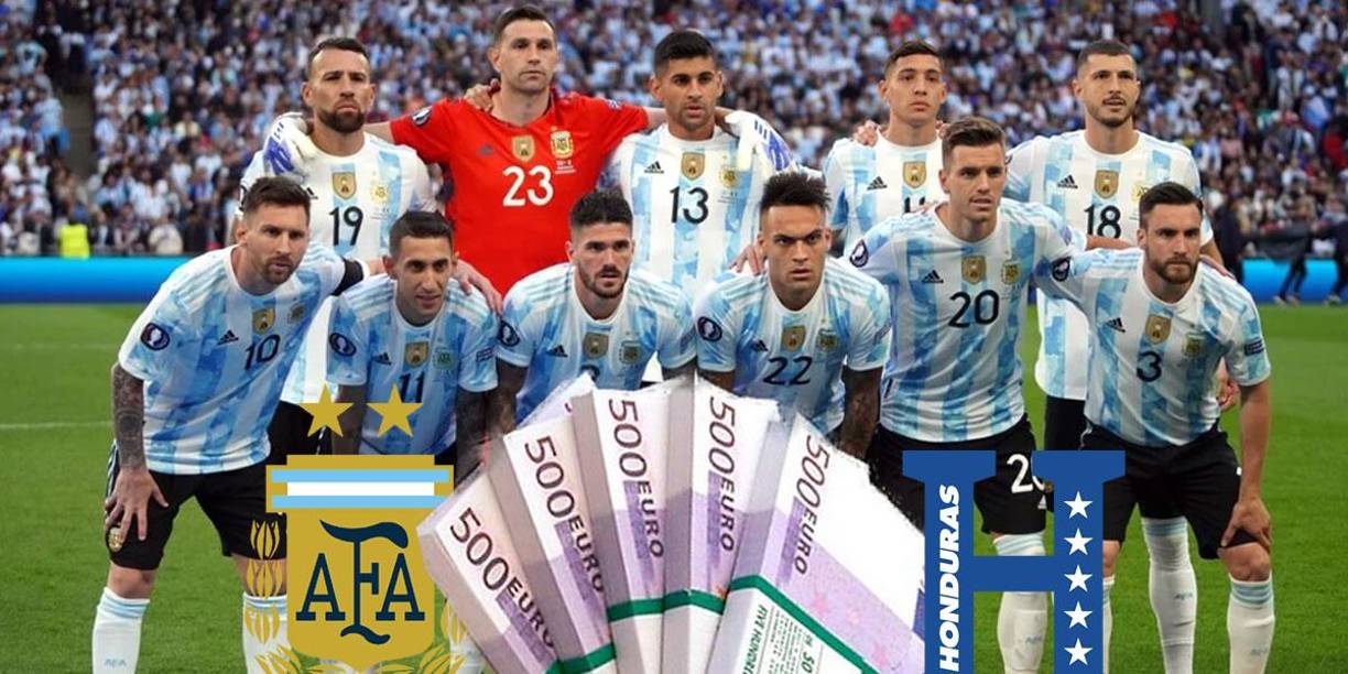 Honduras enfrenta en partido amistoso en Miami a Argentina, la séptima selección más cara del Mundial de Qatar 2022. Lionel Messi vale cinco veces más que la Bicolor, pero no es el futbolista con mayor valor de todo el plantel albiceleste. Conoce a detalle la valoración del equipo argentino.