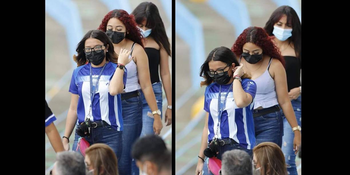 Las bellezas que adornaron el partido Honduras-Costa Rica en el Olímpico