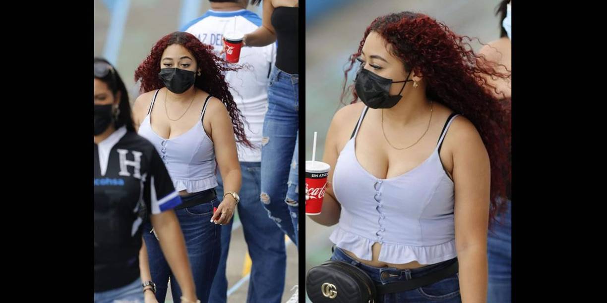 Las bellezas que adornaron el partido Honduras-Costa Rica en el Olímpico