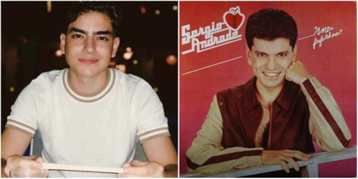 Aunque ahora que ha crecido es inevitable notar el enorme parecido que tiene con Segio Andrade, pese a que la artista trata de decir lo contrario.