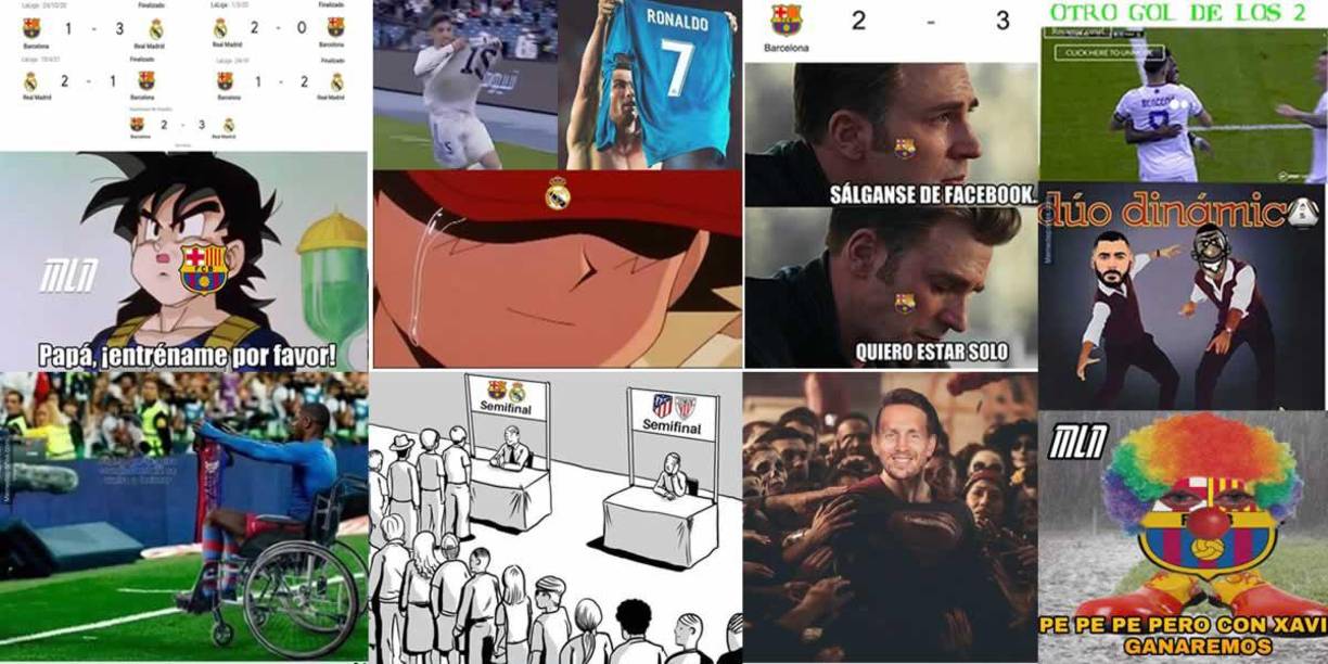 Los divertidos memes que ha dejado la semifinal de la Supercopa de España 2022 que le ganó el Real Madrid al Barcelona.