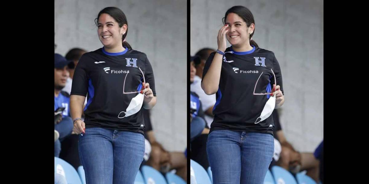 Las bellezas que adornaron el partido Honduras-Costa Rica en el Olímpico
