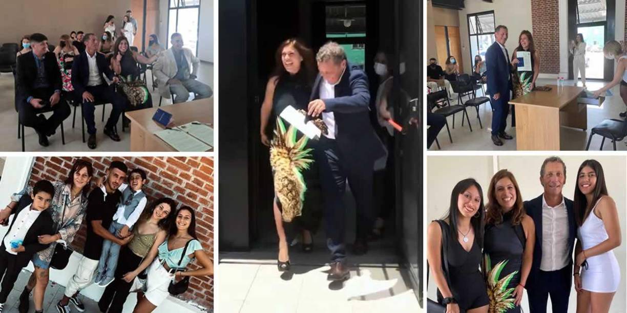 El entrenador del tetracampeón Olimpia, Pedro Troglio, se casó con su flamante esposa Alejandra Alonso en una íntima y sencilla ceremonia en La Plata, Argentina.