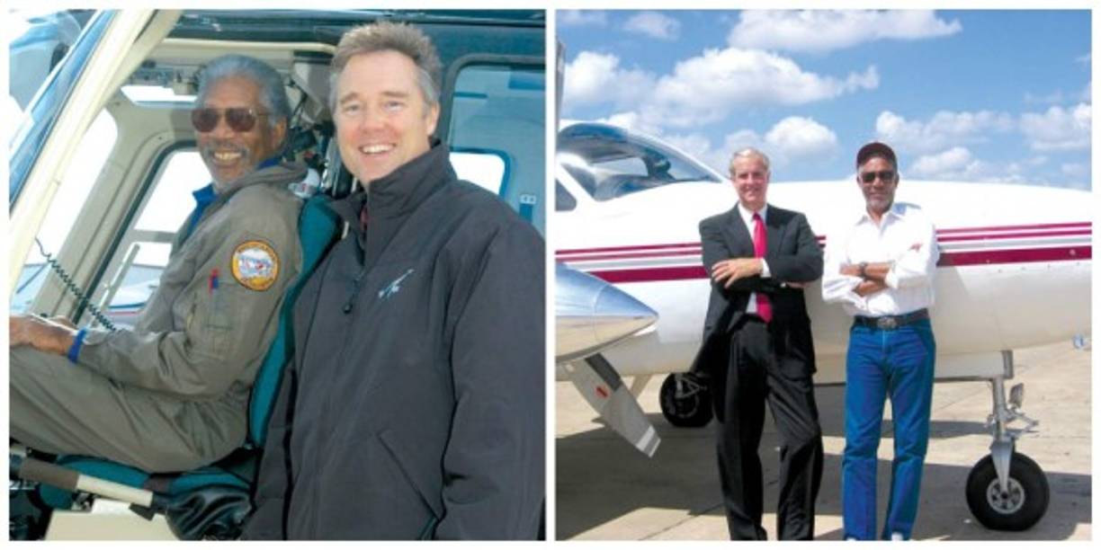 A sus 65 años el deseo de volar no se había ido, así que a esa edad Freeman sacó su licencia de piloto, el actor pilotea uno de sus tres aviones privados. <br/>