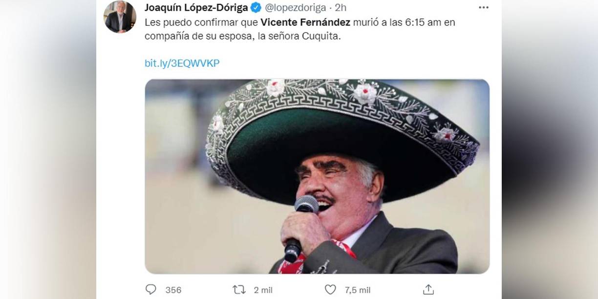 La salud de este artista de talla mundial decayó desde el pasado 9 de diciembre, fecha en que se reportaron algunas complicaciones derivadas de su reingreso a terapia intensiva el pasado 1º de diciembre.