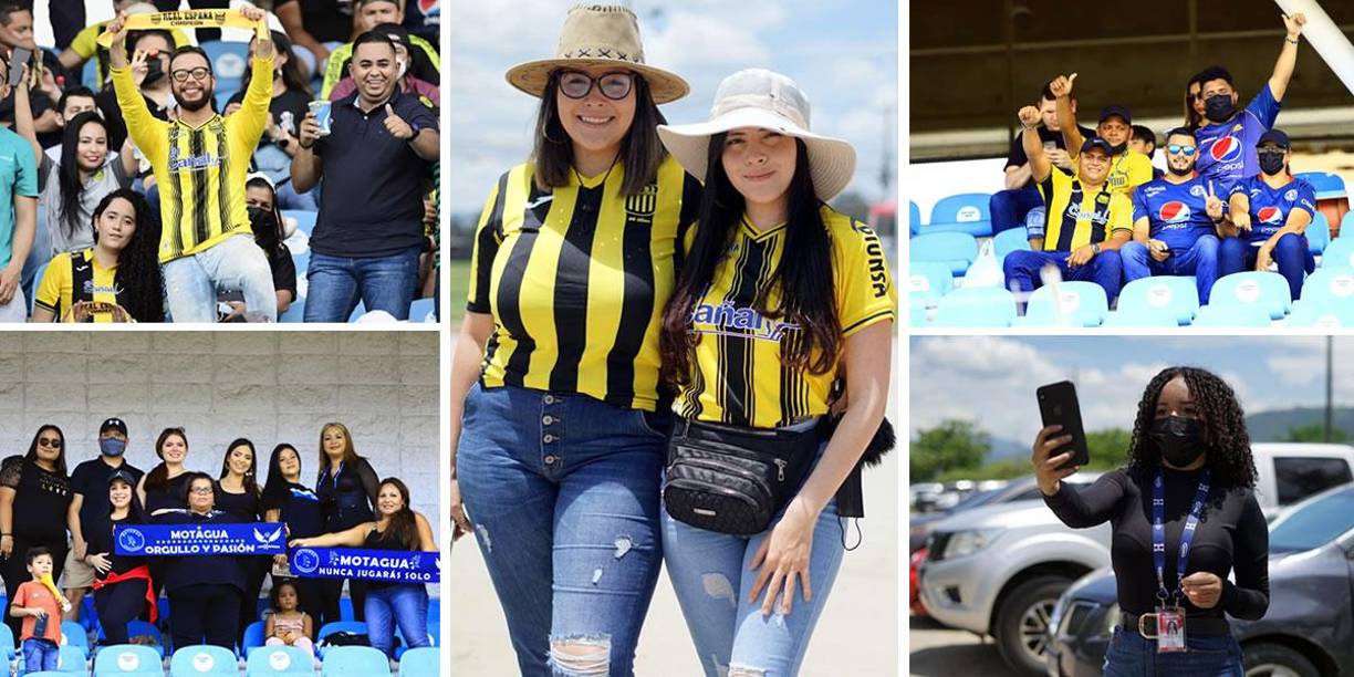 Las imágenes del ambiente del partido de vuelta de la final Real España-Motagua en el estadio Olímpico.