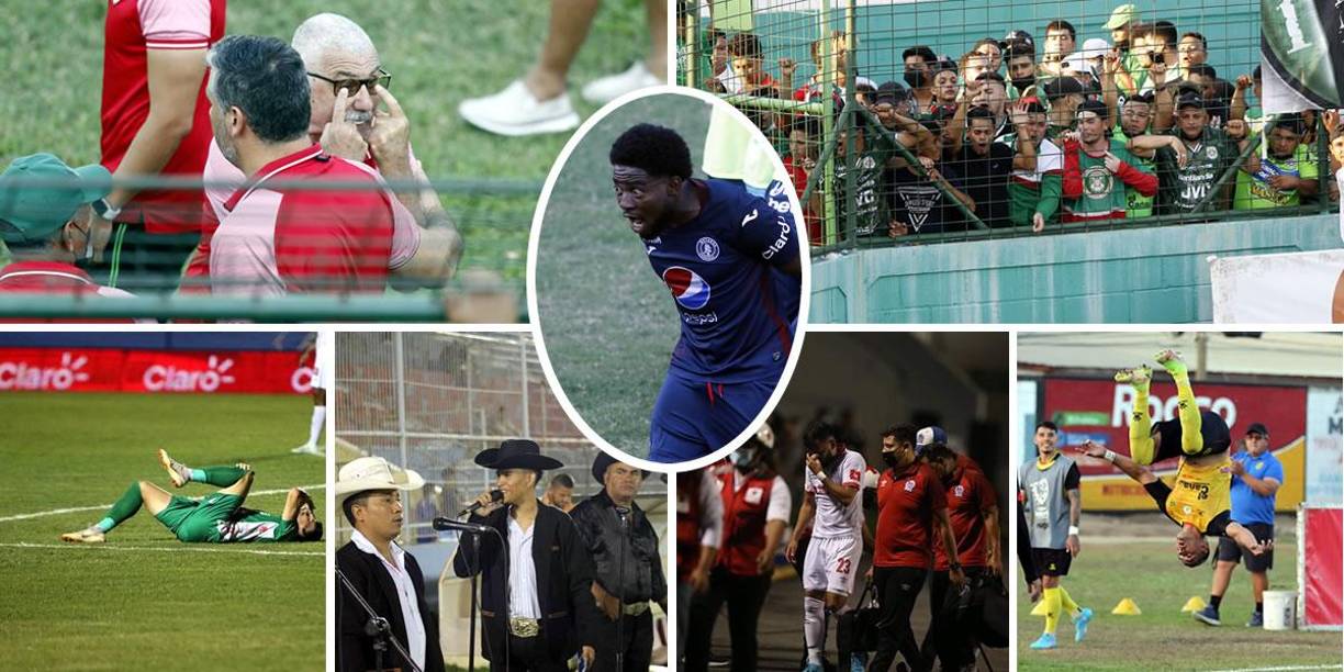 Las imágenes de la jornada 15 del Torneo Clausura 2022 de la Liga Nacional de Honduras, con el clásico Marathón-Motagua como protagonista.