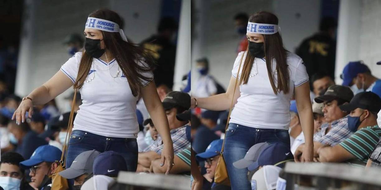 Las bellezas que adornaron el partido Honduras-Costa Rica en el Olímpico