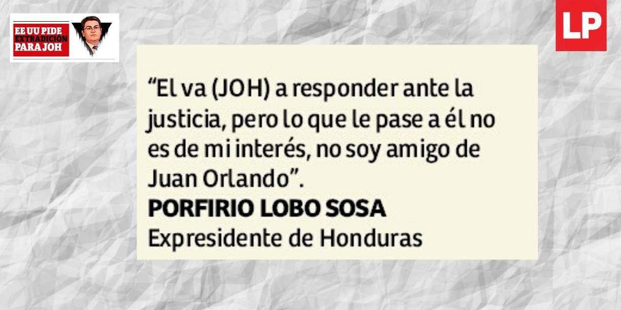 Opinión de Porfirio Lobo Sosa
