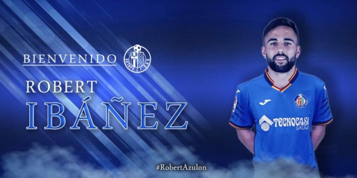 El Getafe anuncia la llegada de Robert Ibáñez, cedido a Osasuna la pasada temporada. El delantero valenciano tiene 25 años.