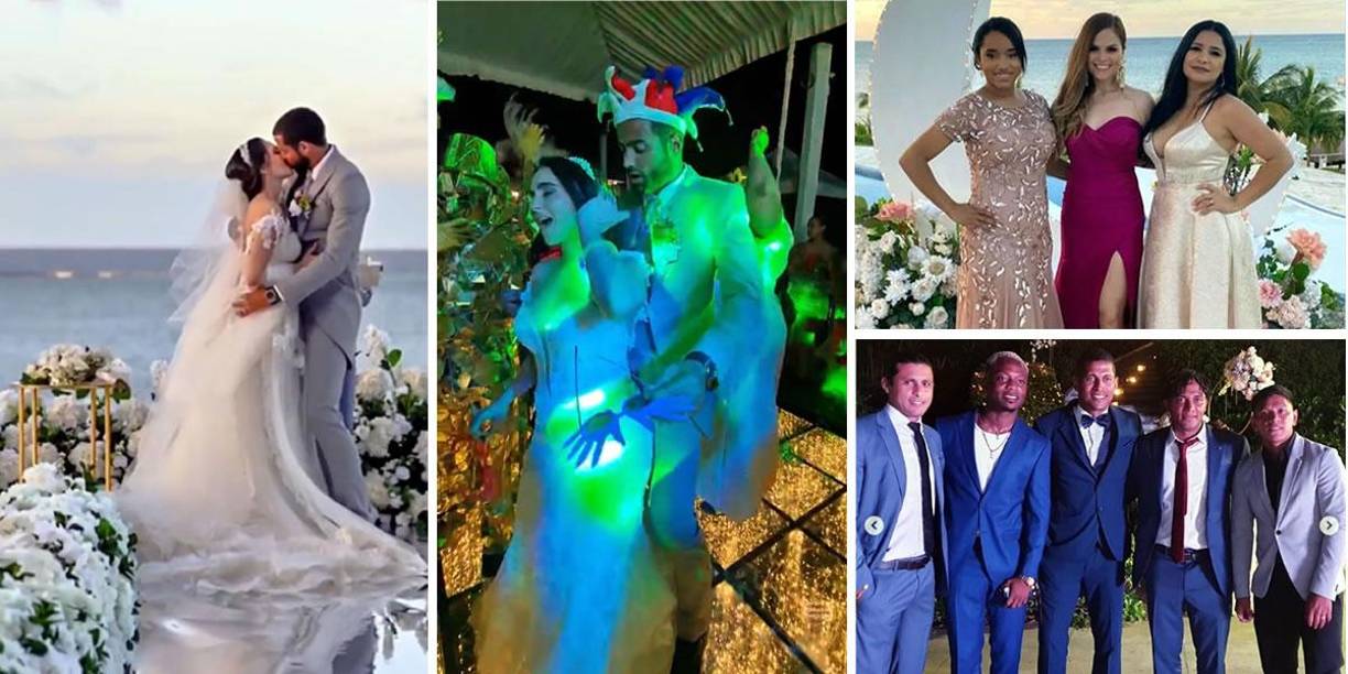 El portero del Olimpia, Edrick Menjívar, ha cerrado el año de la mejor manera: Tetracampeón y con la celebración de su boda eclesiástica con su bella esposa Takashi McNab en una lujosa ceremonia en Roatán.