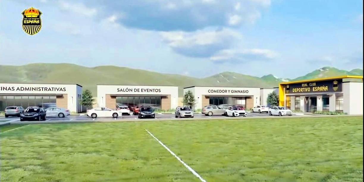 Así quedaría el complejo deportivo del Real España.