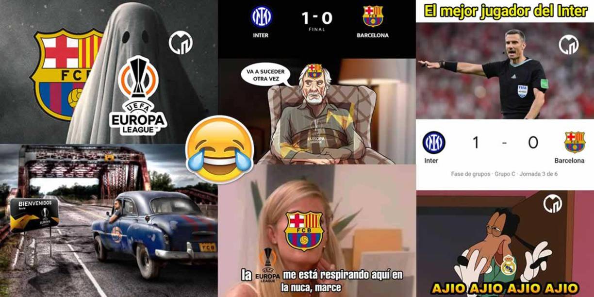 Las burlas le llueven al Barcelona luego de su derrota contra el Inter de Milán (1-0) en la UEFA Champions League. Estos son los mejores memes que dejó el partido.