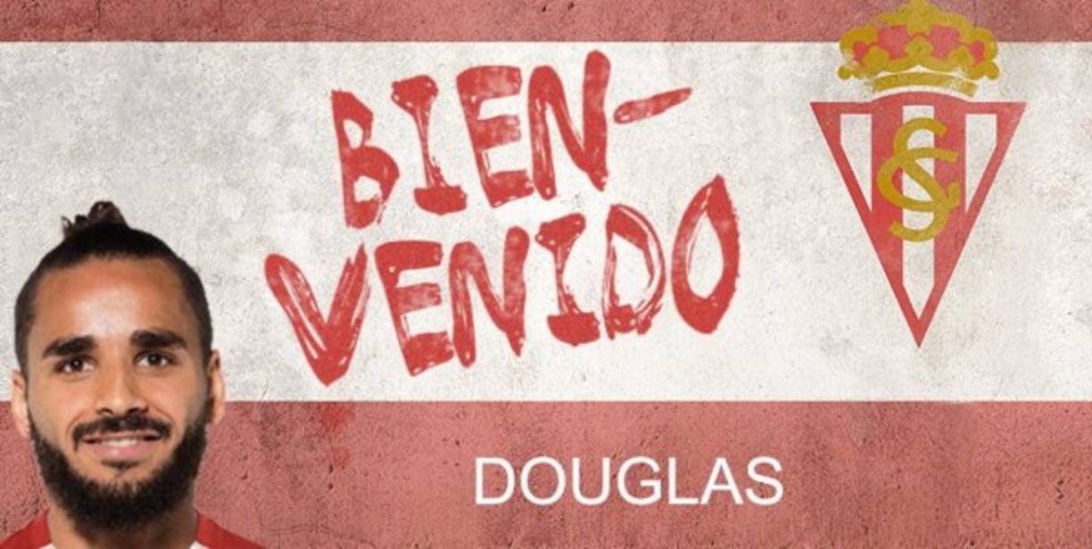 El lateral Douglas Pereira llega cedido al Sporting de Gijón, procedente del FC Barcelona. El jugador brasileño se comprometió por una temporada con el club rojiblanco.