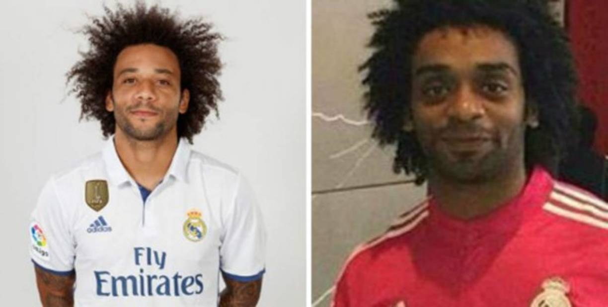 Marcelo y su 'doble'. Muy parecidos.