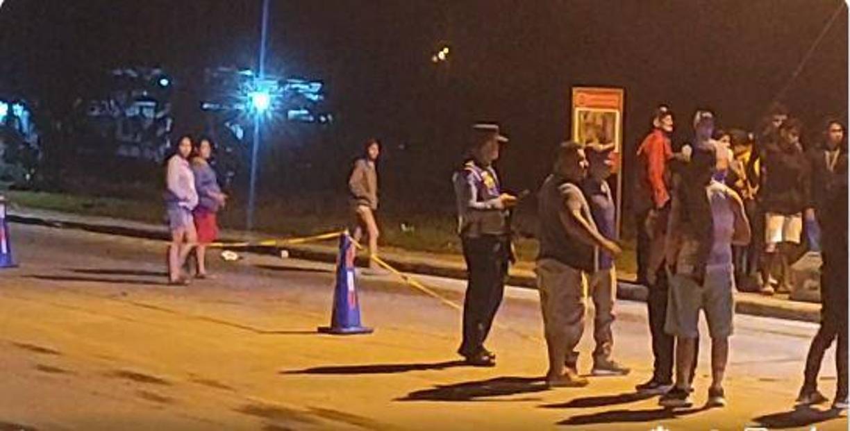 Según testigos, Kevin realizaba “piques” clandestinos cuando ocurrió la tragedia. Esa zona de la carretera en Dixon Cove. 