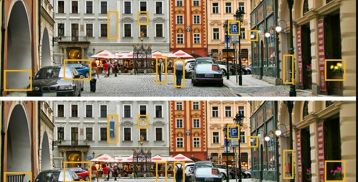 Tras unas horas publicaron las respuesta. 'Si Usted encontró más de 10 diferencias, realizó un buen trabajo', escribieron.