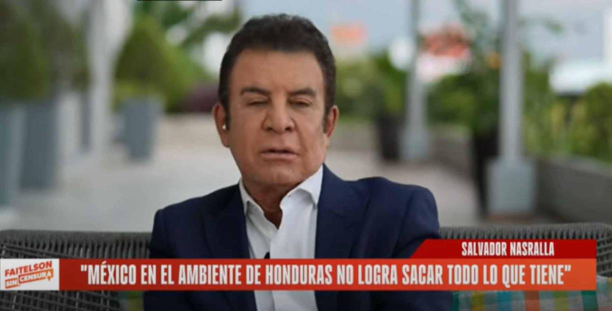 Salvador Nasralla señaló que México está por arriba del nivel de México en su charla con David Faitelson. 