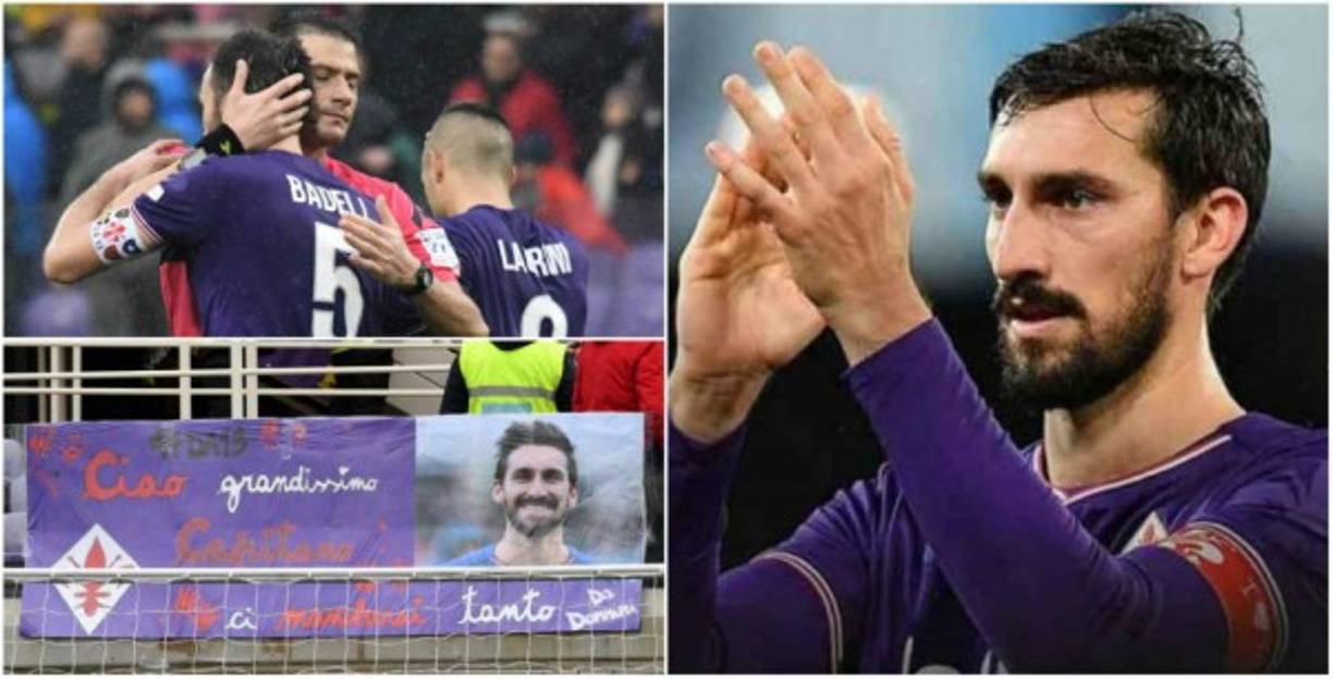 Ni la lluvia pudo esconder el dolor y las lágrimas de compañeros, cuerpo técnico y aficionados de la Fiorentina en el emotivo homenaje a Davide Astori. Te presentamos las conmovedoras imágenes que dejó el homenaje rendido por el equipo italiano a su gran capitán.
