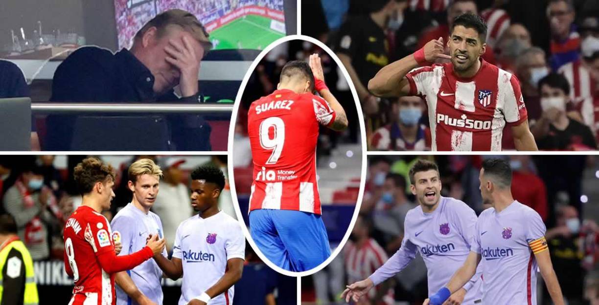 Las imágenes de la derrota del Barcelona (2-0) contra el Atlético de Madrid en el Wanda Metropolitano por la octava jornada de la Liga Española.