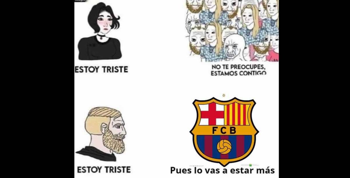 Los memes se burlan del Barcelona y Koeman tras perder ante Atlético