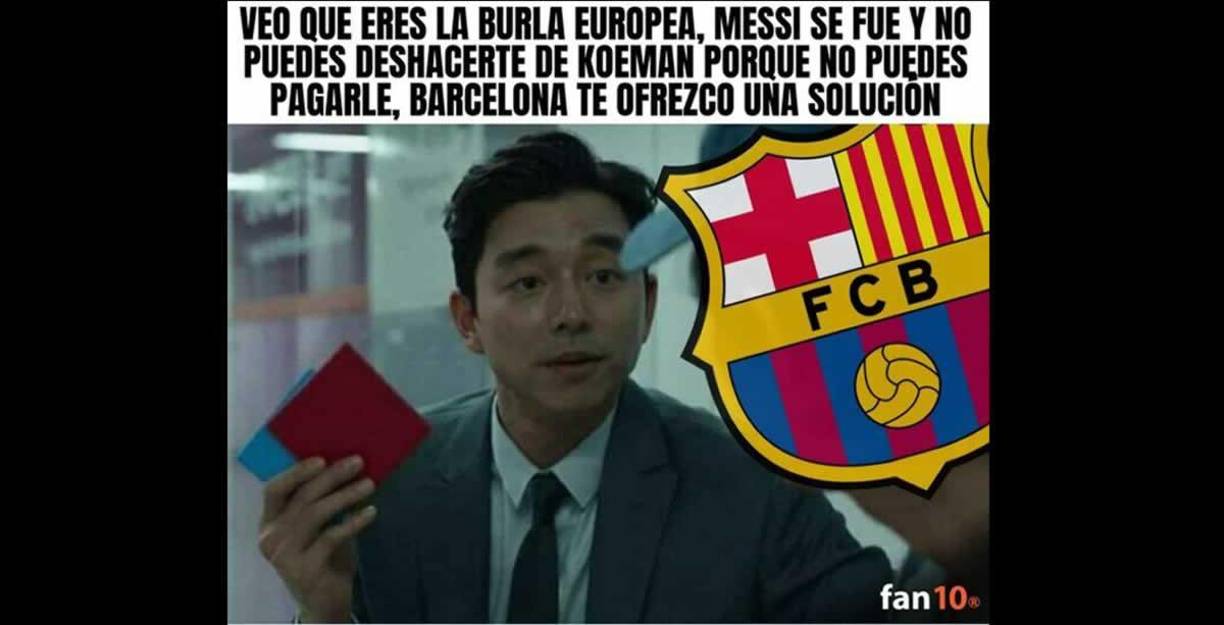 Los memes se burlan del Barcelona y Koeman tras perder ante Atlético
