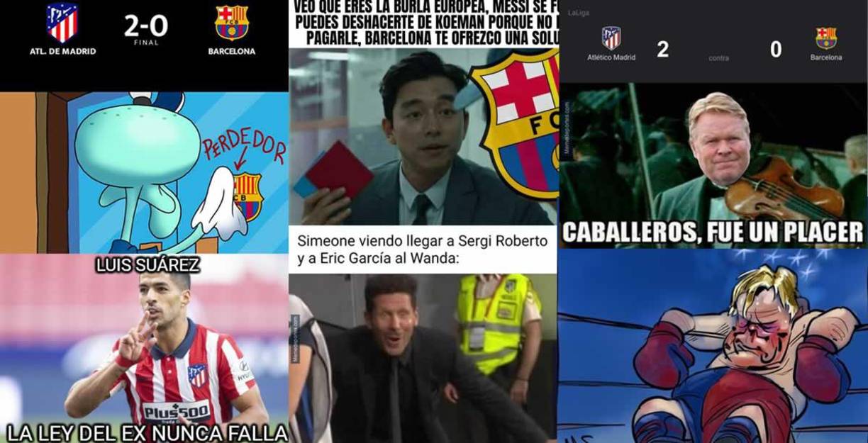 Los divertidos memes que dejó la derrota del Barcelona en su visita al Atlético de Madrid en la Liga Española. No perdonan a Ronald Koeman.