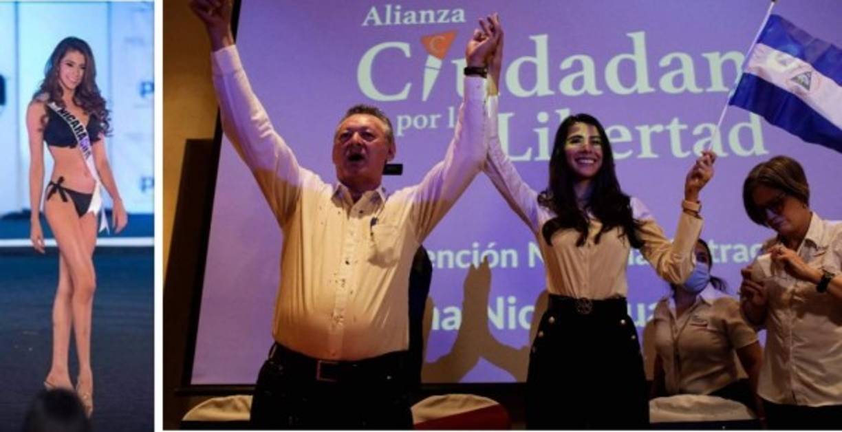 El exjefe de la Resistencia Nicaragüense Oscar Sobalvarro y la exreina de belleza de Nicaragua 2017 Berenice Quezada fueron presentados este miércoles como la fórmula presidencial por la opositora Alianza Ciudadanos por la Libertad (Cxl) para las elecciones del 7 de noviembre próximo, en las que el presidente del país, el sandinista Daniel Ortega, buscará una nueva reelección.<br/>
