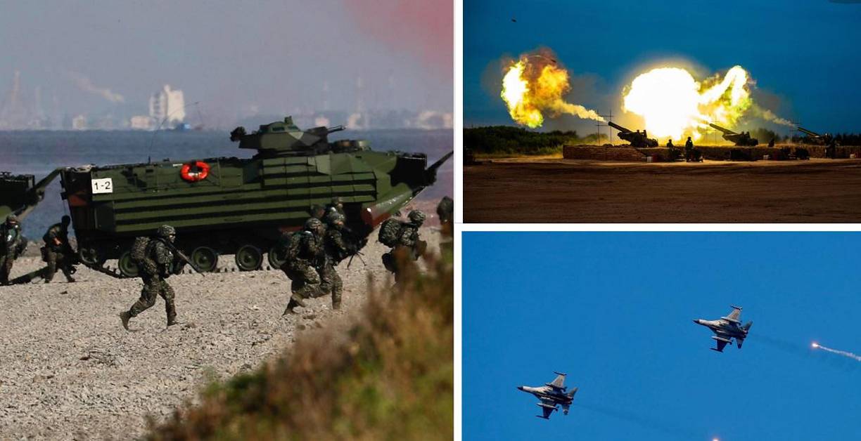 Taiwán inició sus mayores ejercicios militares anuales por temor a que China invadiera la isla como es el caso de Rusia en Ucrania tras el aumento de las tensiones entre ambos países luego de que se filtrara el plan de un posible viaje de la presidenta de la Cámara de Representantes de Estados Unidos, Nancy Pelosi, a la isla, lo que enfureció a Pekín.