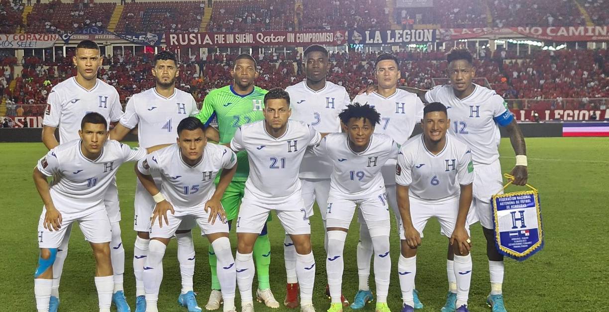 El 11 titular de Honduras ante Panamá que mandó a la cancha Bolillo Gómez. Respecto a esa alineación, hoy ante México no estarán Juan Delgado y Romell Quioto.