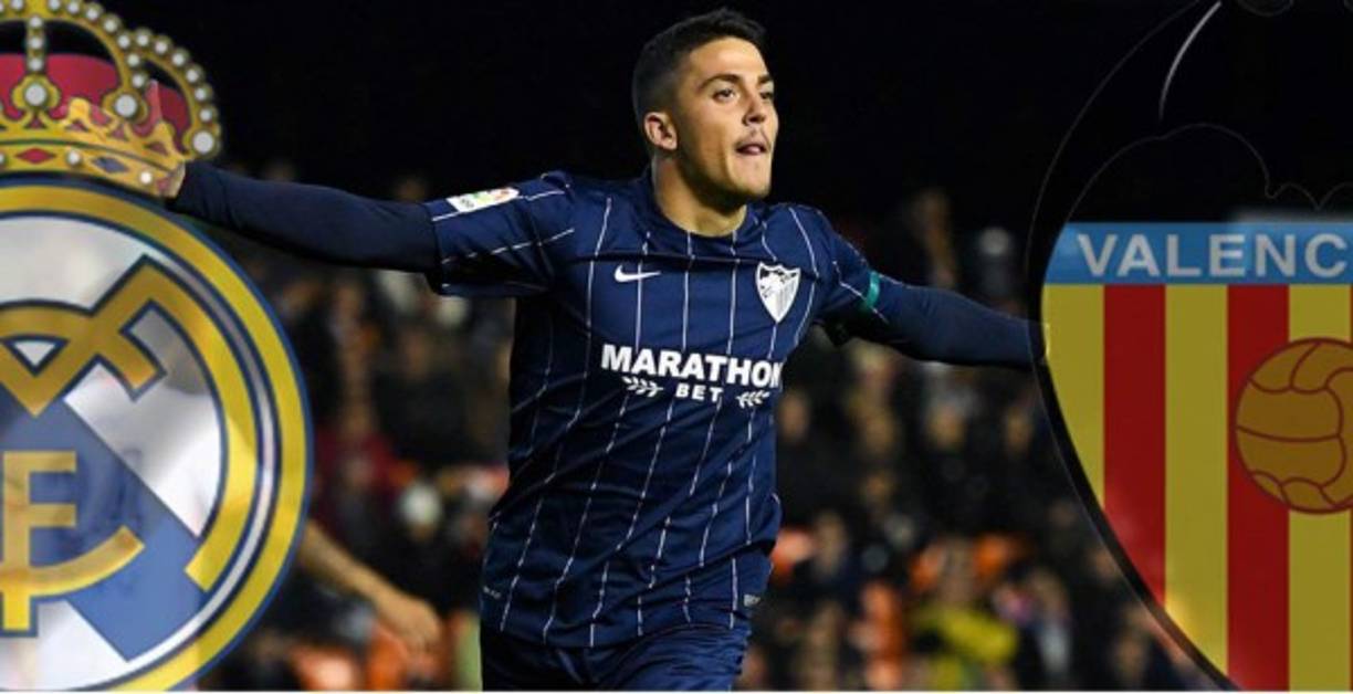 Pablo Fornals, el joven mediocampista español interesa al Real Madrid y Valencia tras su gran papel en el Málaga.