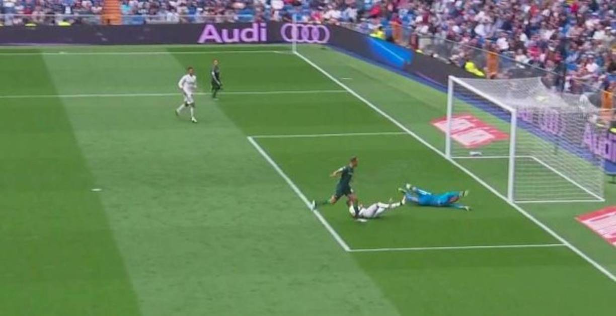 El delantero Loren Morón se encargó de abrir el marcador en el Santiago Bernabéu al minuto 61.