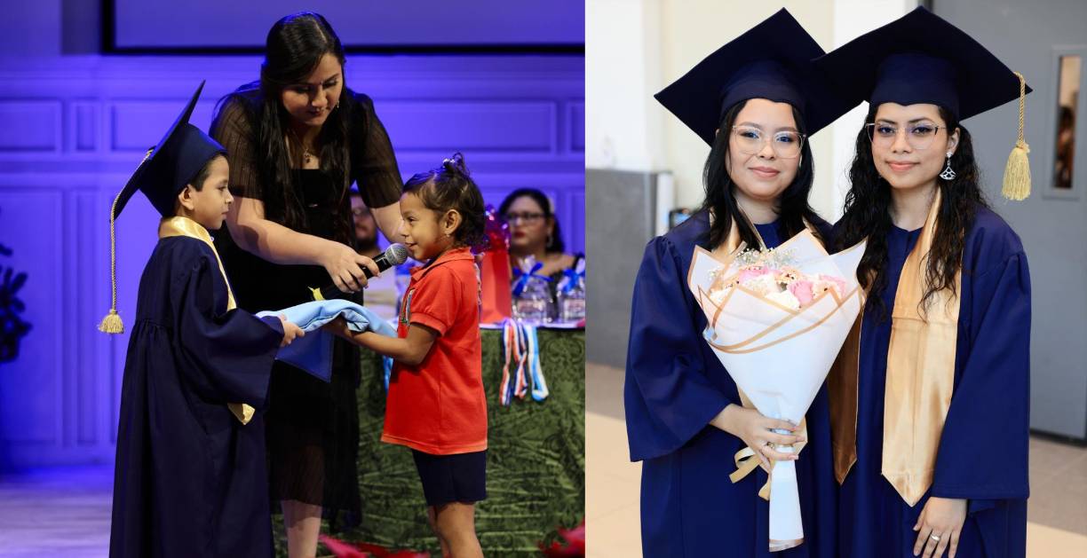 Los alumnos de Bachillerato del Instituto Privado Felipe Zelaya y los pequeños de Preparatoria de la New Life Bilingual School celebraron sus actos de graduación el pasado 13 de diciembre en el auditorio de la Primera Iglesia Reformada (PIER), en San Pedro Sula. 