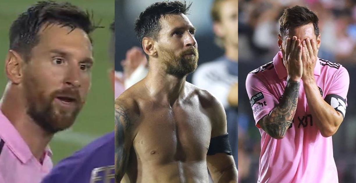 Messi vivió con mucha intensidad su primer clásico en Estados Unidos. El astro argentino tuvo momentos de alegrías, enfados y polémicas.